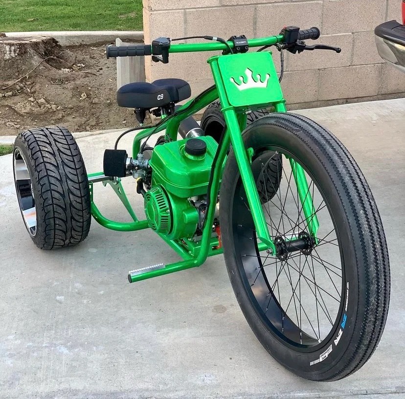 Green Big Wheeler Mini Trike – High-Performance Maxi Mini Trike (250cc)