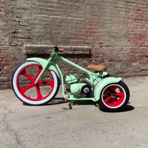 Green Mini Trike (Red Wheeler) – High-Performance Maxi Mini Trike